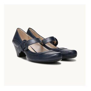 NWB Lifestride Rozz Mary Jane Navy Blue Pumps sz 8.5